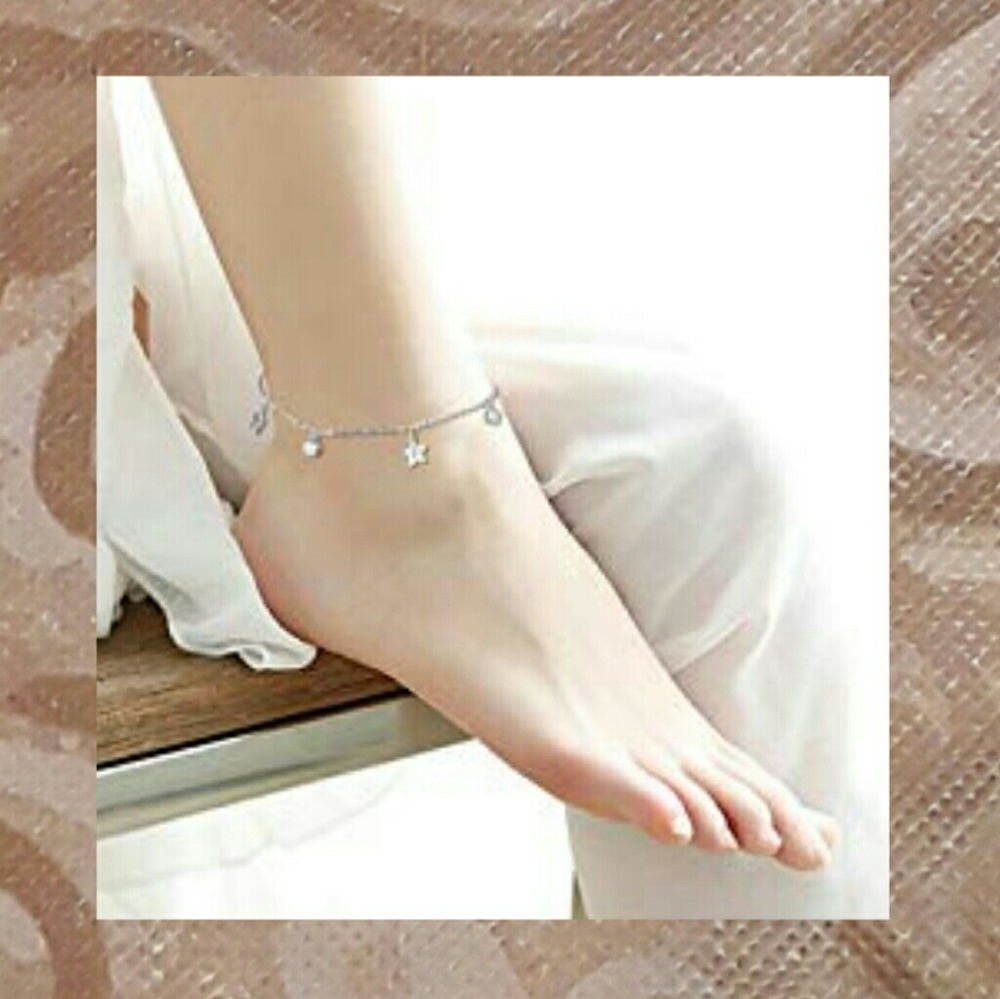 NEW Flower Diamond Bracelet / Anklet